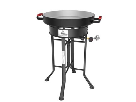 Lifesmart Lonestar Series Go Wok Single Burner Portable Propane Gas Wok Style Grill in Silver ...