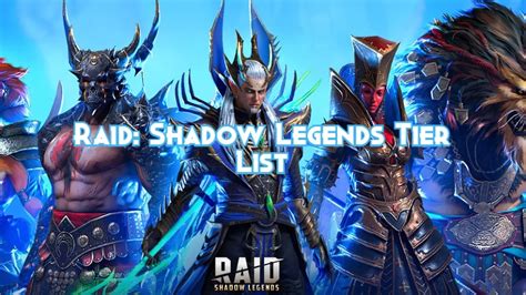 Raid Shadow Legends Best Champions Tier List July 2024 - Pillar Of Gaming