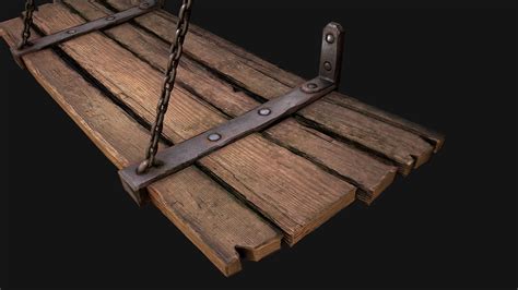 Medieval Prison Bed - 3D Model by Dereza