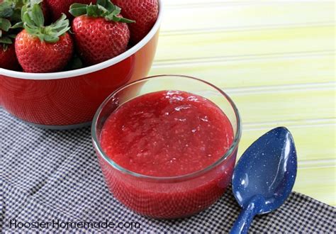 Homemade Strawberry Glaze - Hoosier Homemade