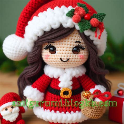 Cute Crochet Santa Doll Amigurumi Free Pattern – Amigurumi