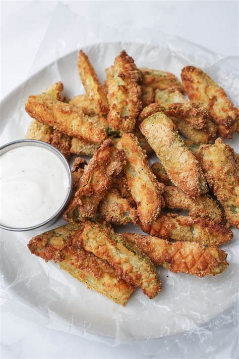 Air Fryer Fried Pickles - Easy Healthy Recipes