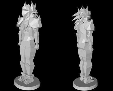 OSRS Dragon Armor 3D model 3D printable | CGTrader