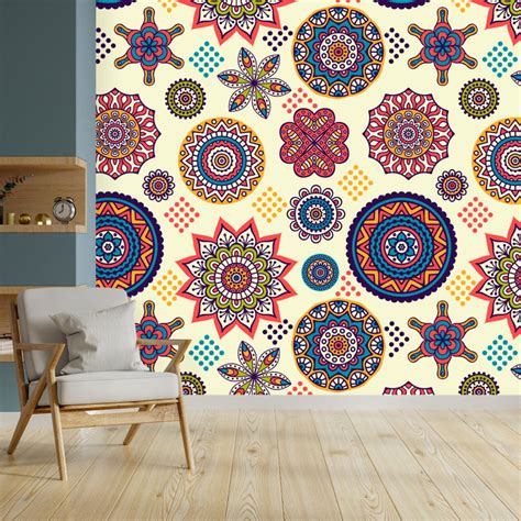 Motifs Design Wallpaper – Myindianthings