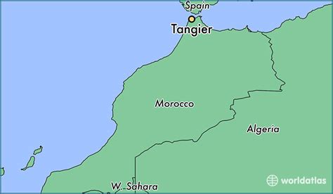 Where is Tangier, Morocco? / Tangier, Tanger-Tetouan Map - WorldAtlas.com