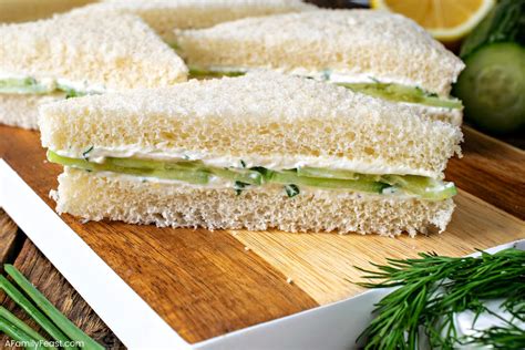 Cucumber Sandwiches - A Family Feast®