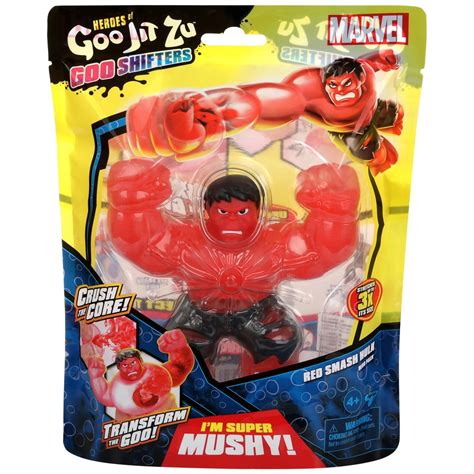 Heroes of Goo Jit Zu Marvel Goo Shifters Hero Pack - Red Smash Hulk | Smyths Toys UK