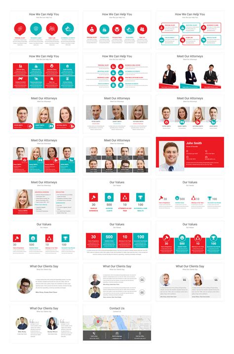 Law Firm PowerPoint Presentation template - TemplateMonster