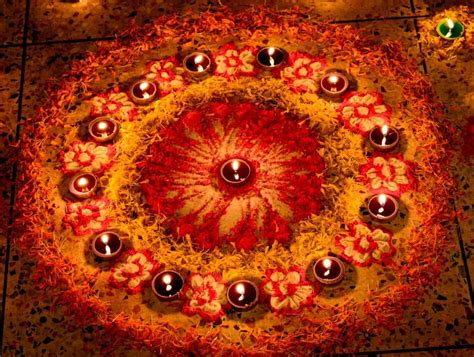 Tihar Rangoli: Simple Rangoli Designs for Tihar - Stunning Nepal