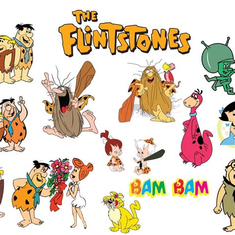 Flintstones Svg Font - Etsy