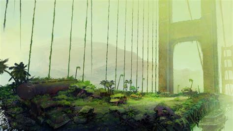 20 Post Apocalyptic Overgrown City Wallpapers - Wallpaperboat