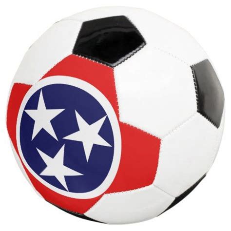 TENNESSEE Flag Design - Soccer Ball | Zazzle | Tennessee flag, Flag design, Tennessee state flag