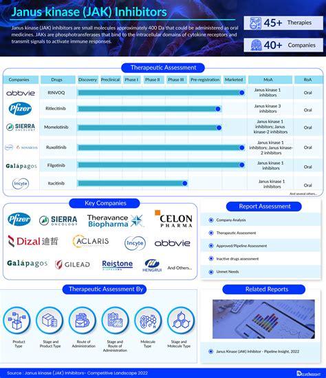 Janus kinase (JAK) inhibitors Infographic | Treatment and Pipeline
