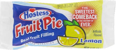 Hostess Lemon Fruit Pie, 4.5 Oz - Kroger