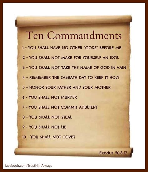 Exodus 20 ten commandments - CatholicFIT