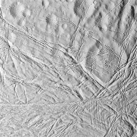 Enceladus' surface - Stock Image - R400/0095 - Science Photo Library