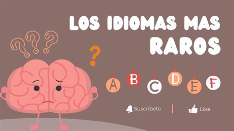 Los idiomas mas raros del mundo - YouTube