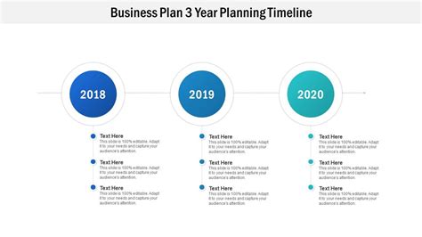 Business plan 3 year planning timeline | Presentation Graphics ...