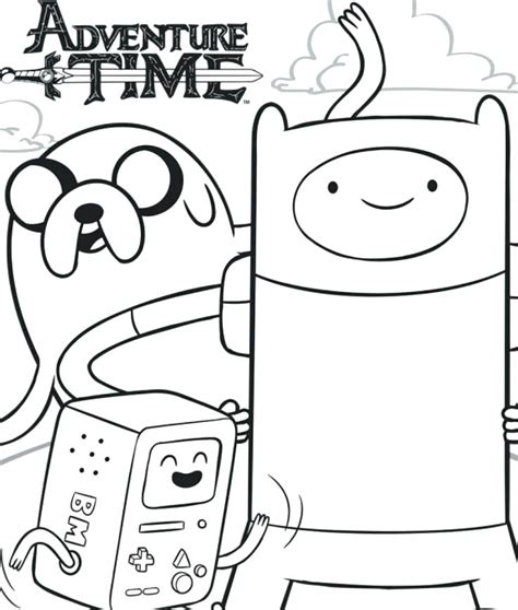 Finn And Jake Coloring Pages at GetColorings.com | Free printable colorings pages to print and color