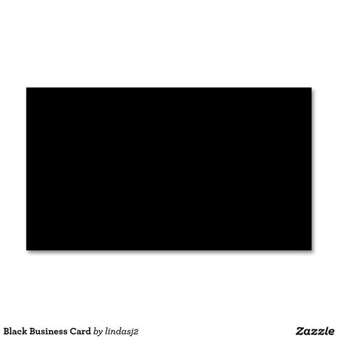 Black Business Card | Zazzle.com | Black business card, Magnetic business cards, Diy template