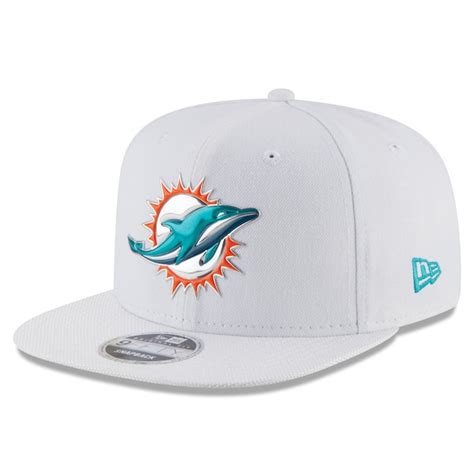 Men's Miami Dolphins New Era White Kickoff Baycik 9FIFTY Snapback ...