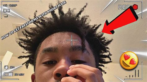 HOW TO GET FREEFORM DREADS WITH SHORT HAIR (UNDER 24 HOURS) - YouTube