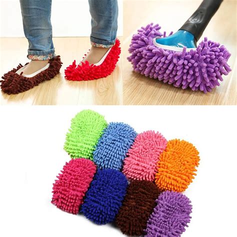 Aliexpress.com : Buy 2Pcs Fashion Convenient Dust Mop Slipper House Cleaner Lazy Floor Dusting ...