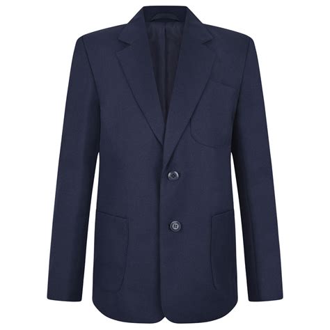 The Bromfords School Navy (new) Blazers with Logo and Royal Pipping Schoolwear Centres