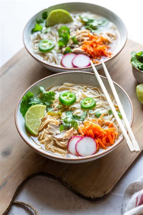 Easy Chicken Pho - Seasonal Cravings