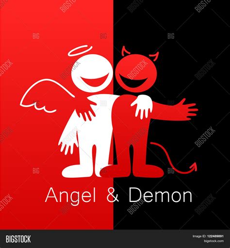 Angels Demons - Image & Photo (Free Trial) | Bigstock