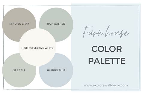 5 Ideas for Your Whole House Color Palette from Sherwin Williams - Explore Wall Decor