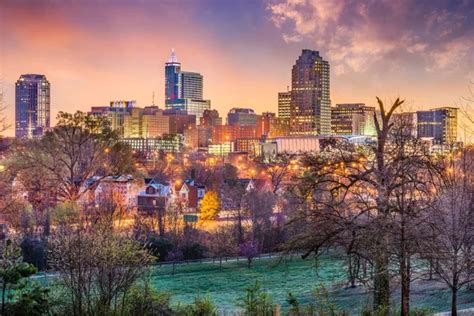 Raleigh, North Carolina, USA Skyline — Stock Photo © sepavone #158054650