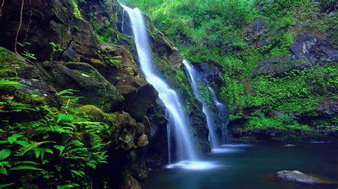 Hawaii falls islands ., Hawaii Waterfalls HD wallpaper | Pxfuel