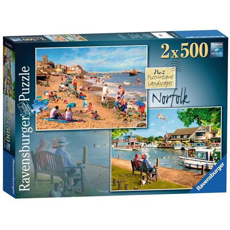 Ravensburger Picturesque Landscapes No.2 Norfolk Set of Two 500 Piece ...