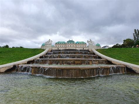 Belvedere gardens in Vienna