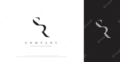 Premium Vector | Initial sr logo design vector