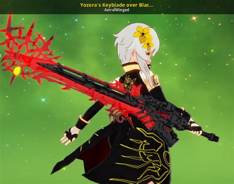 Yozora's Keyblade over Black Sword [Genshin Impact] [Mods]