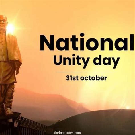 Happy National Unity Day 2021: Wishes Slogan and Quotes | National unity day | rashtriya ekta ...