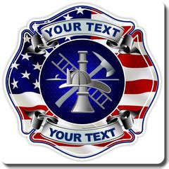 Fire Rescue Decals / Stickers - Teamlogo.com | Custom Imprint and ...