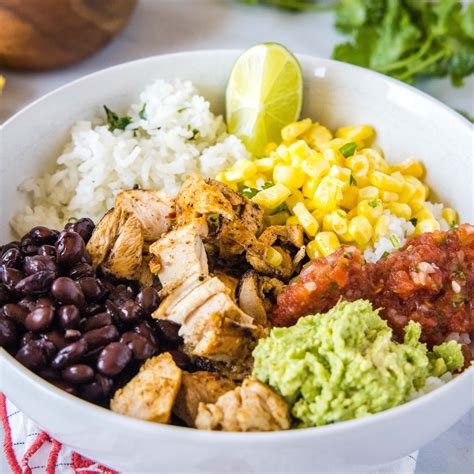 Chipotle Chicken Bowl - Dinners, Dishes, and Desserts