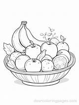 Desenho Para Colorir De Frutas sketch template