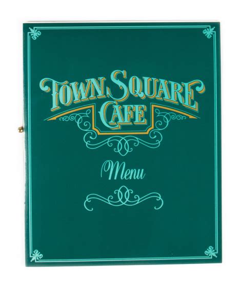 "Town Square Cafe" Menu.