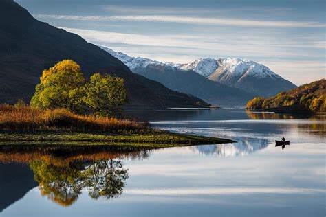 Autumn on Loch Leven Photograph by Dave Bowman - Fine Art America