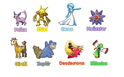 Psychic Pokemon sprites by Sag-a on DeviantArt