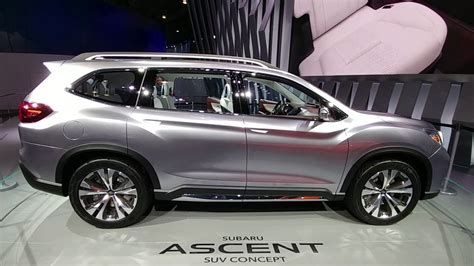 Subaru Ascent Concept SUV Third Row Seating review - YouTube