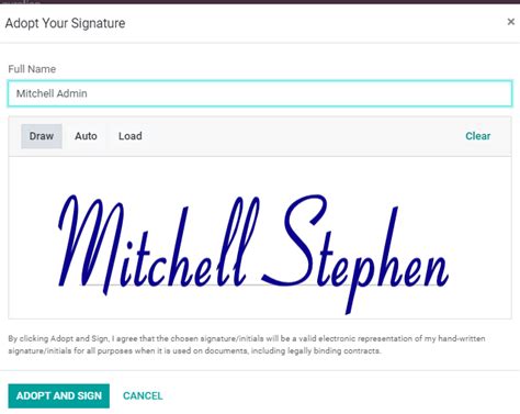 Design a Digital Signature Using Odoo