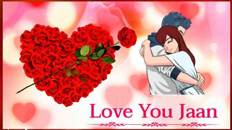 Love You Jaan | Love Status | Romantic Love Lines in Hindi - YouTube