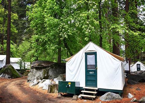 Curry Village Tent Cabins and Lodging in Yosemite