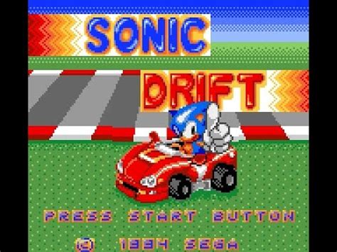 Play Sonic Drift For Sega Game Gear [SGG] Online