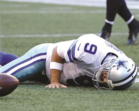 Tony Romo out with another back injury, no word on return | El Dorado News